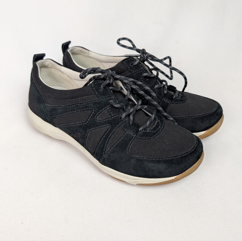 Dansko Harlie Sneaker Black Suede
